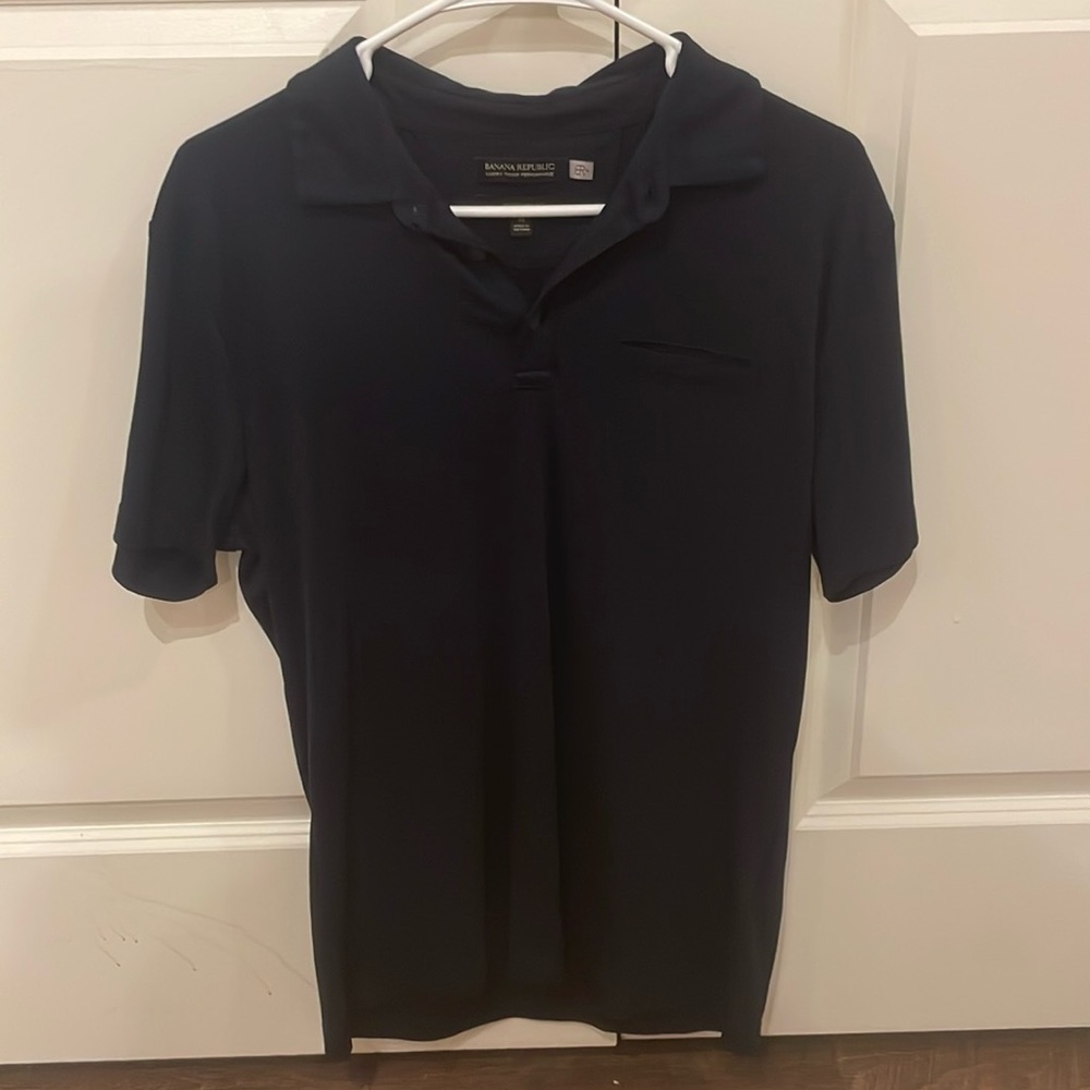 Banana Republic Mens Luxury Touch Performance Polo